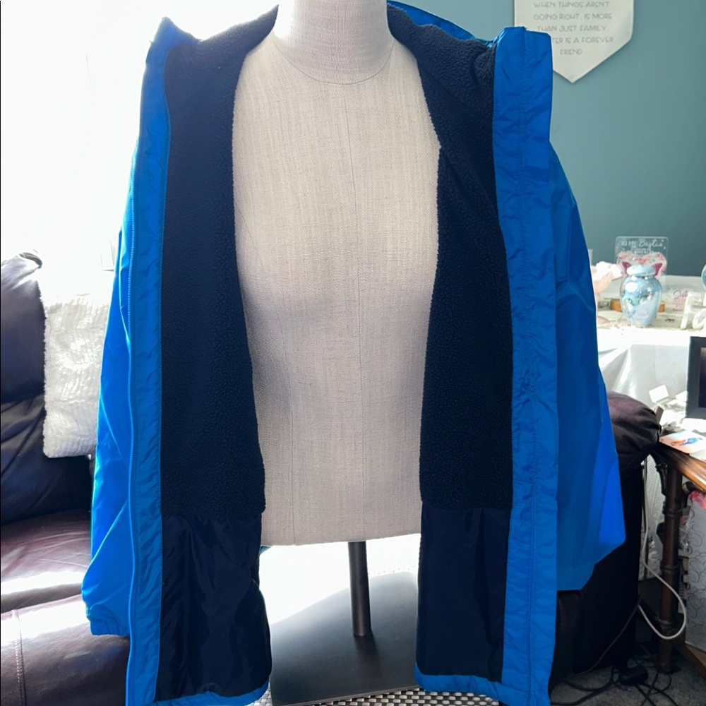 Columbia Women’s Bright Blue Nylon Coat Size 2X - Picture 9 of 14